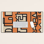 Abstract Line Movement 11 Desk Mat Gallery Image 1