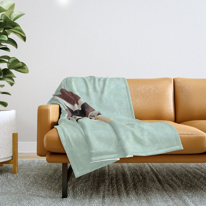 SAY CHEESE Throw Blanket Gallery Image 1
