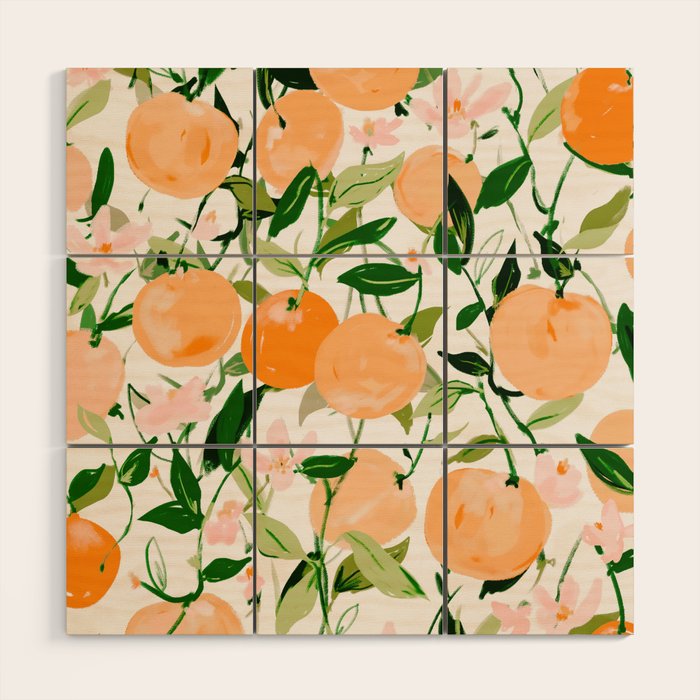 Spring Clementines Wood Wall Art Gallery Image 1