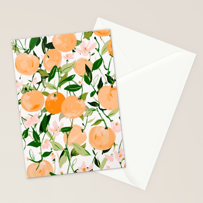 Spring Clementines Stationery Card Gallery Image 2