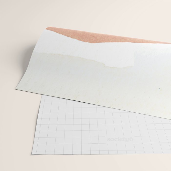 Terra Cotta Hills Abstract Desert Mountain Landsape with Watercolor Wrapping Paper Gallery Image 2