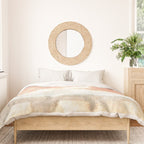 Terra Cotta Hills Abstract Desert Mountain Landsape with Watercolor Duvet Cover Gallery Image 3
