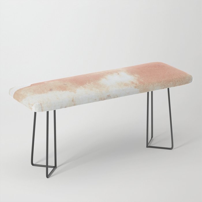 Terra Cotta Hills Abstract Desert Mountain Landsape with Watercolor Bench Gallery Image 1