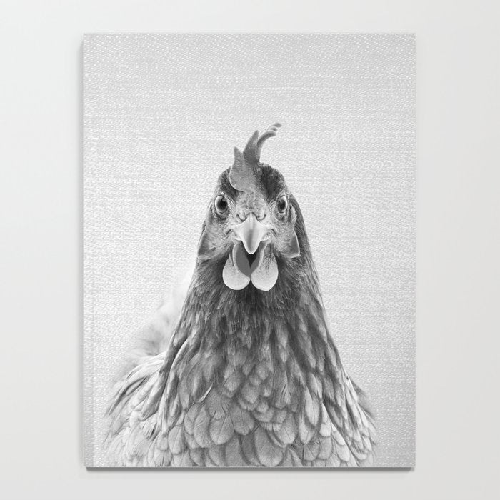 Chicken - Black & White Notebook Gallery Image 4