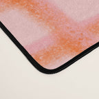 Modern abstract red and pink grids  Desk Mat Gallery Image 4