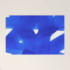 Superwatercolor Blue Welcome Mat Gallery Image 1