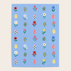 Spring Wild Flowers and Easter Eggs Poster Gallery Image 4