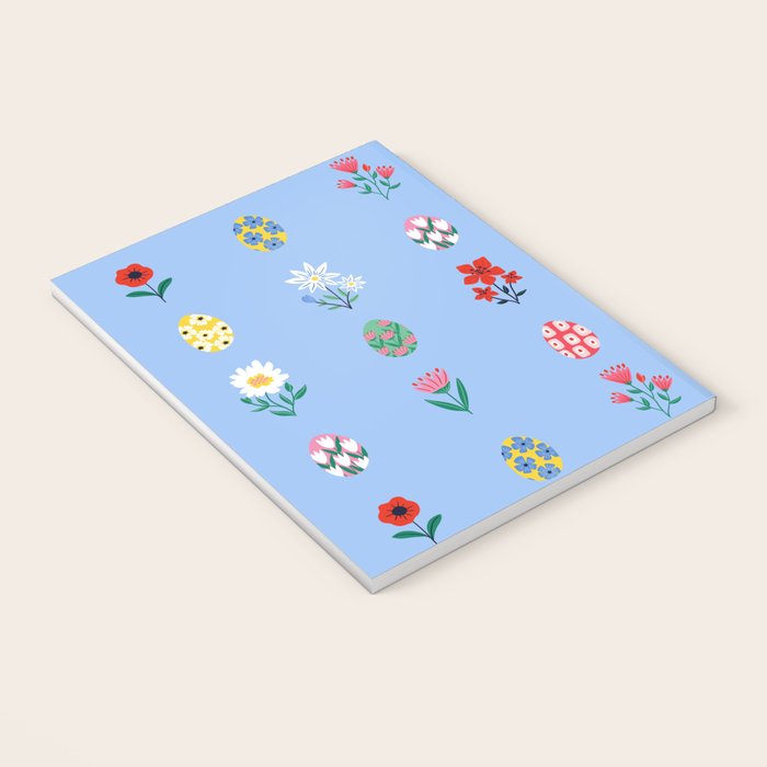 Spring Wild Flowers and Easter Eggs Notebook Gallery Image 3