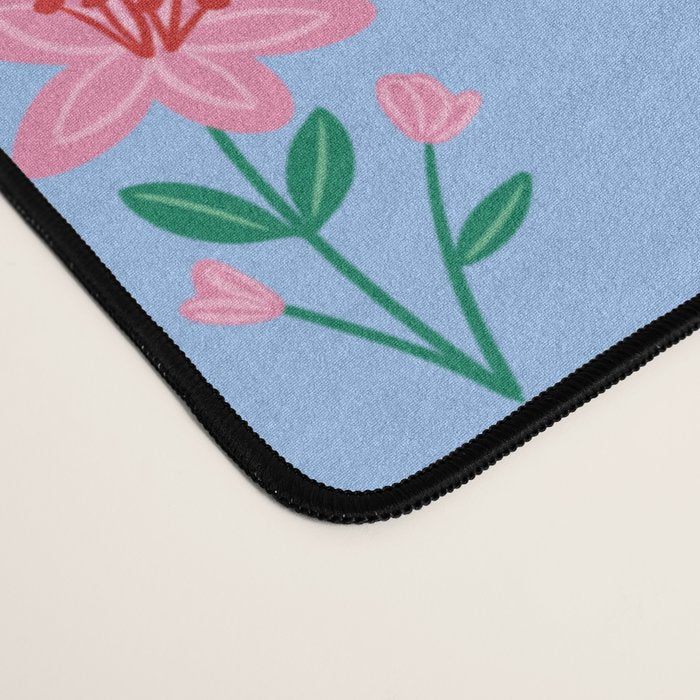 Spring Wild Flowers and Easter Eggs Desk Mat Gallery Image 4