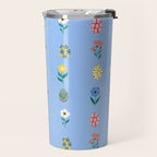 Spring Wild Flowers and Easter Eggs Travel Mug Gallery Image 2