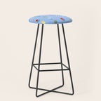 Spring Wild Flowers and Easter Eggs Stool Gallery Image 1