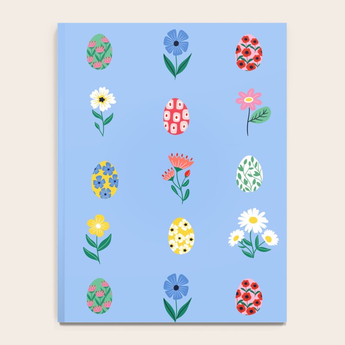 Spring Wild Flowers and Easter Eggs Notebook Gallery Image 4