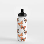 Orange Butterflies Water Bottle Gallery Image 2