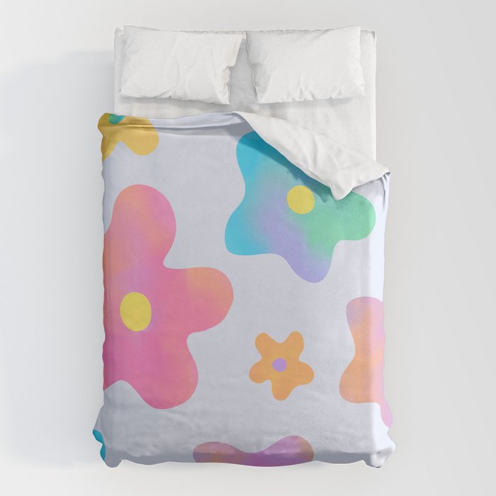 Flower market neon Duvet Cover Gallery Image 6