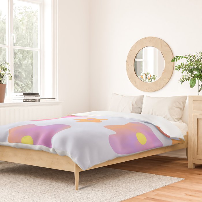 Flower market neon Duvet Cover Gallery Image 2