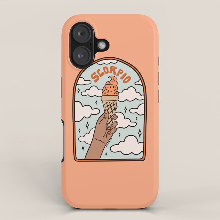 Scorpio Ice Cream iPhone Case Gallery Image 1