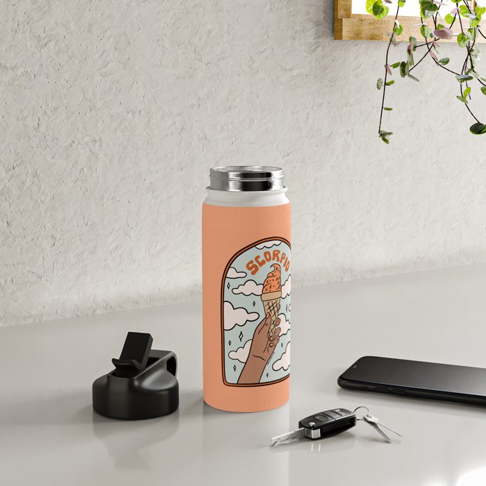Scorpio Ice Cream Water Bottle Gallery Image 4
