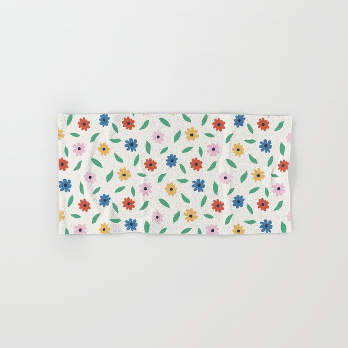 Colorful Florals Bath Towel Gallery Image 1