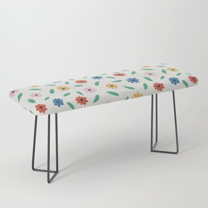 Colorful Florals Bench Gallery Image 1