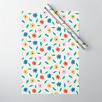 Colorful Florals Wrapping Paper Gallery Image 1