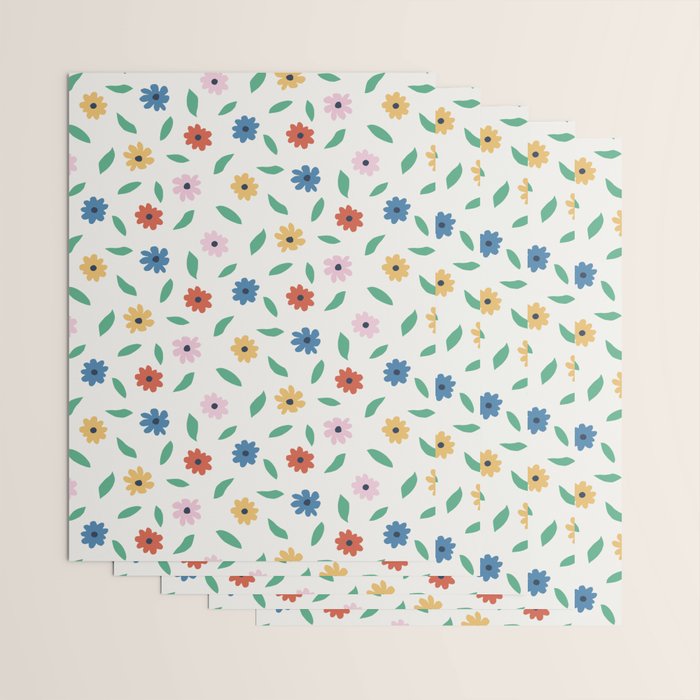 Colorful Florals Wrapping Paper Gallery Image 3