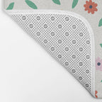 Colorful Florals Bath Mat Gallery Image 2