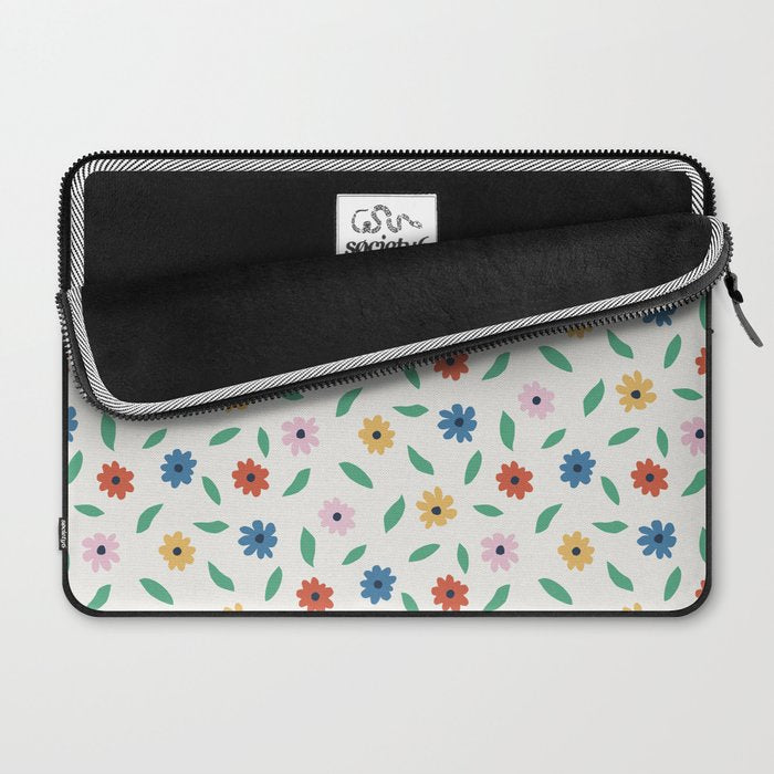 Colorful Florals Laptop Sleeve Gallery Image 2