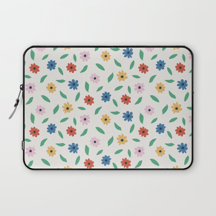 Colorful Florals Laptop Sleeve Gallery Image 1