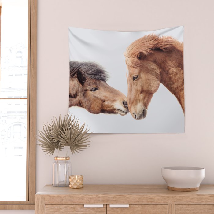 Horse Love Wall Tapestry Gallery Image 2