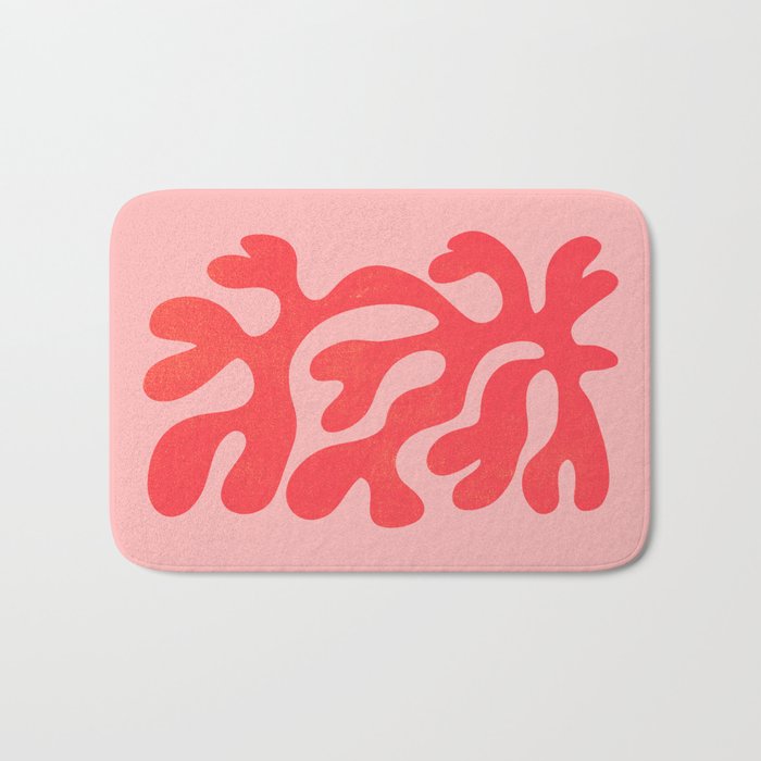 Red Salsa: Matisse Paper Cutouts 07 Bath Mat Gallery Image 1
