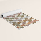 Harvest 2025 Cozy Autumn Plaid Rustic Fall Checkered Pattern Earthy Yoga Mat Gallery Image 2