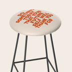 Do Something Today That Your Future Self Will Thank You For in Orange Stool Gallery Image 2