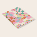 Retro vintage checkered geometric pattern Notebook Gallery Image 2
