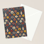 Vintage Christmas Ornaments Stationery Card Gallery Image 2