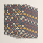 Vintage Christmas Ornaments Wrapping Paper Gallery Image 3