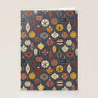 Vintage Christmas Ornaments Stationery Card Gallery Image 2
