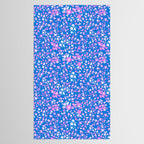 Pink and blue pop art ditsy Tablecloth Gallery Image 2
