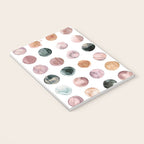 Watercolor Earth Tone Dots Minimal Boho Pattern Notebook Gallery Image 3