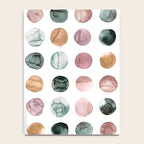 Watercolor Earth Tone Dots Minimal Boho Pattern Notebook Gallery Image 4