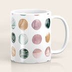 Watercolor Earth Tone Dots Minimal Boho Pattern Coffee Mug Gallery Image 1