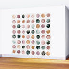 Watercolor Earth Tone Dots Minimal Boho Pattern Wall Mural Gallery Image 2
