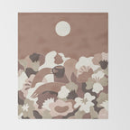 Mocha Morning Inspired by PANTONE 17 1230 Mocha Mousse Throw Blanket Gallery Image 2