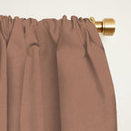 Mocha Morning Inspired by PANTONE 17 1230 Mocha Mousse Window Curtain Gallery Image 2
