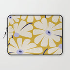 Daisy fresh - yellow peri Laptop Sleeve Gallery Image 1