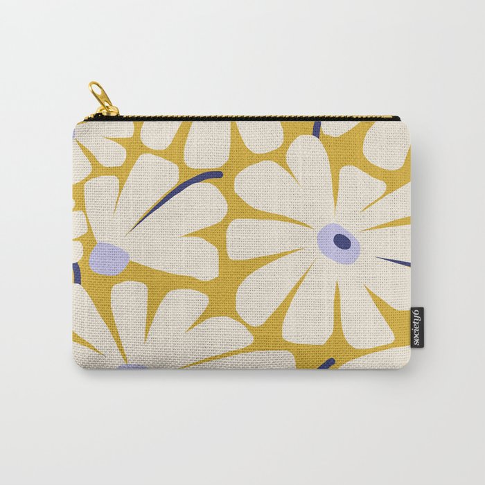 Daisy fresh - yellow peri Carry All Pouch Gallery Image 1