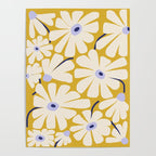 Daisy fresh - yellow peri Poster Gallery Image 4