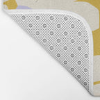 Daisy fresh - yellow peri Bath Mat Gallery Image 2