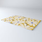 Daisy fresh - yellow peri Rug Gallery Image 3