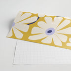 Daisy fresh - yellow peri Wrapping Paper Gallery Image 2