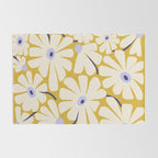 Daisy fresh - yellow peri Rug Gallery Image 2